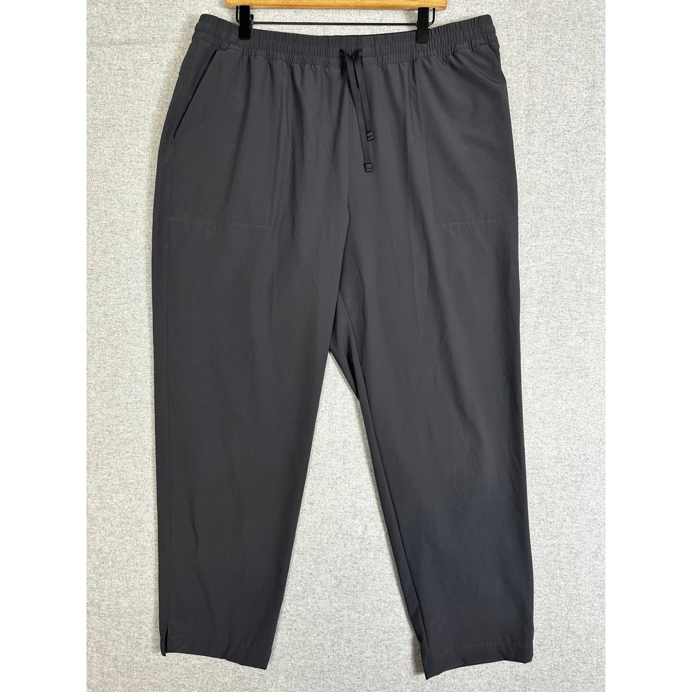 Patagonia Fleetwith Pants Womens XL Gray Tapered Stretch Hike